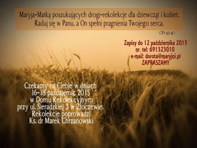 Piękne rekolekcje dla Singielek
